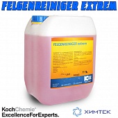 187011 FELGENREININGER extrem Сильнокислотное моющее средство для колесных дисков 11 кг Koch Chemie