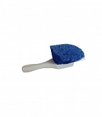 852 Щетка голубая мягкая с короткой ручкой для мойки и чистки интерьера/экстерьера авто