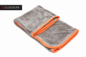 GWMF-602 Double Twist Drying towel 50x60cm, 650 gsm, серый, сушащее полотенце с оверлоком